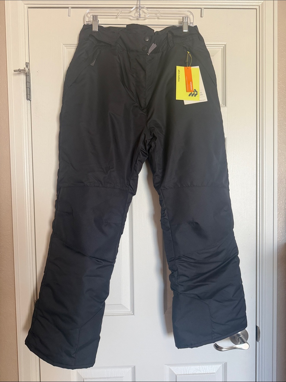 all in motion Black Wide-Leg Insulated Snow Pants
